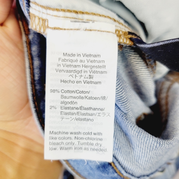 Madewell The High-Rise Slim Boy Jean size 26 Tall - Picture 14 of 14